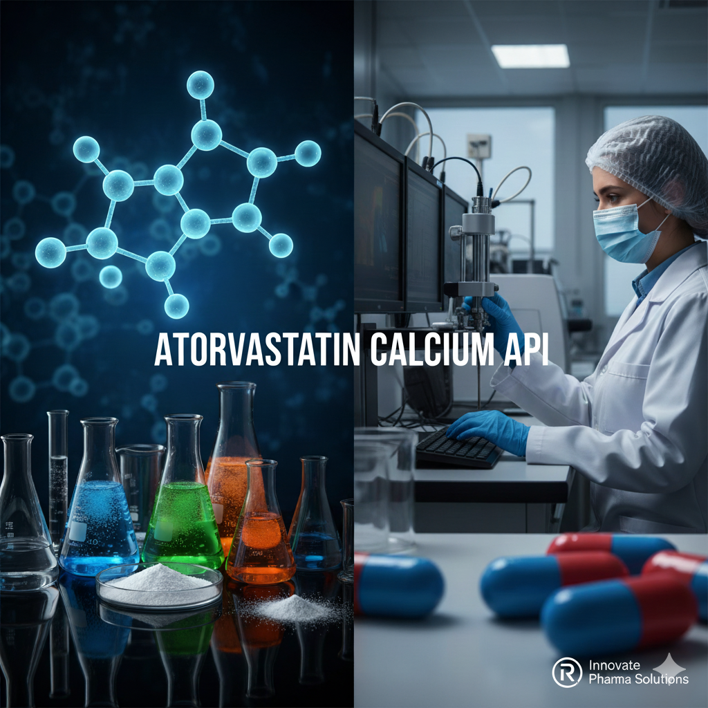 Atorvastatin Calcium API Export - Cardiovascular Drug Active Pharmaceutical Ingredient GMP WHO-GMP Certified