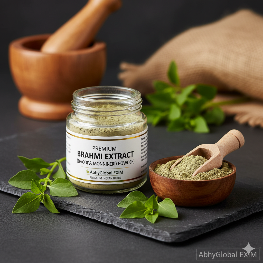 Brahmi Extract Export - Ayurvedic Brain Health & Memory Support Supplement from India