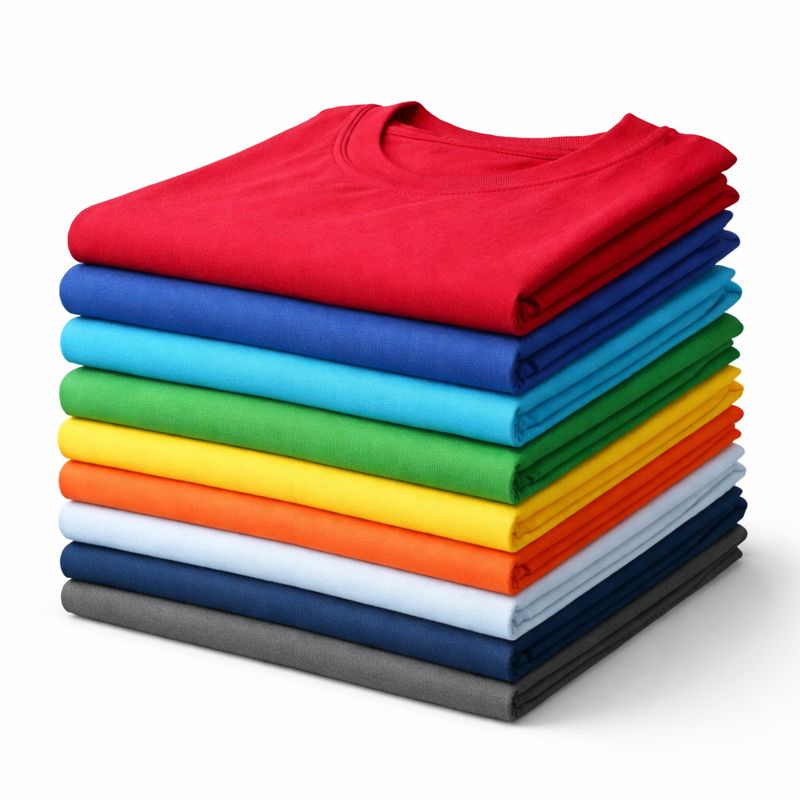 Ready-Made Garments (RMG) - Cotton Knitted T-Shirts 160-180 GSM Export from India - Bulk Wholesale Export Quality T-Shirts